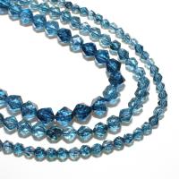 Perla De Cianita Natural, Rombo, Bricolaje & facetas, azul, Vendido por Sarta