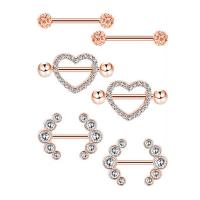 Stainless Steel Nipple Ring, fashion jewelry & for woman 