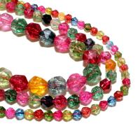 Tourmaline Beads, Rhombus, natural, DIY & faceted, mixed colors 