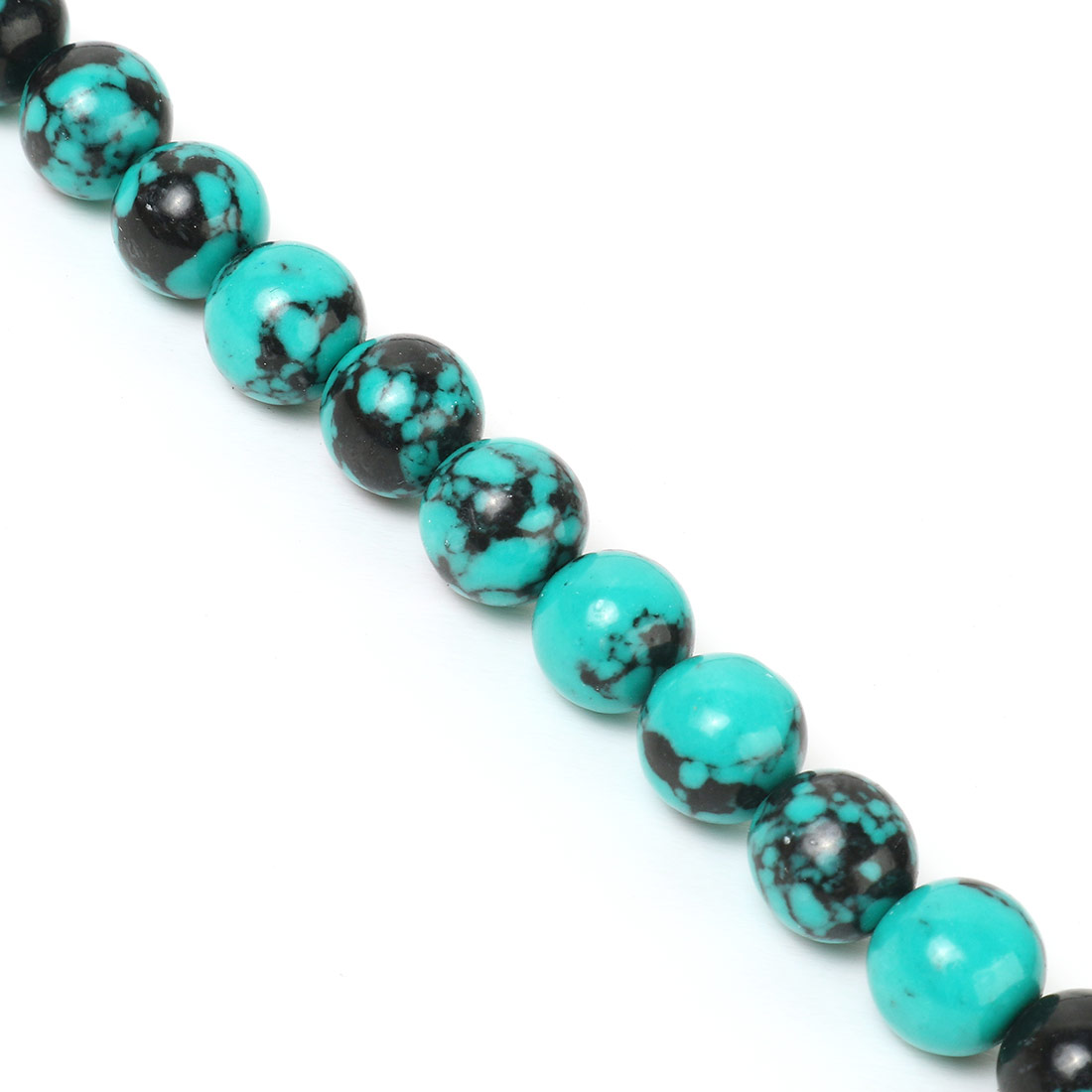 Synthetic Turquoise Beads, Round, polished, different size for choice, more colors for choice, Length:Approx 15 Inch, Sold By Strand
