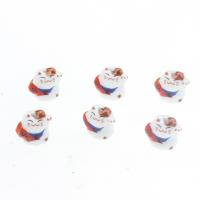 Animal Porcelain Beads, Fortune Cat, plated, DIY 18.5*13*18mm 