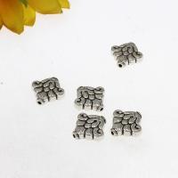 Zinc Alloy Jewelry Beads, antique silver color plated, DIY, 14*8*4mm Approx 3mm, Approx 