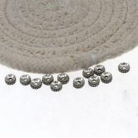 Perles intercalaires en alliage de zinc, beignet, Plaqué de couleur d'argent, DIY, 24*9*2mm Environ 1mm Vendu par lot
