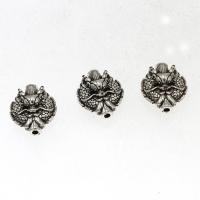 Zinc Alloy Jewelry Beads, antique silver color plated, DIY, 21*17*8mm Approx 3mm, Approx 