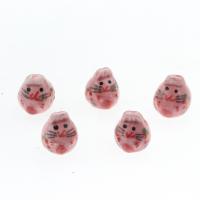 Tierische Porzellan Perlen, plattiert, DIY, keine, 16*17*20mm, 10PCs/Tasche, verkauft von Tasche