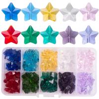 Étoiles Perles en cristal , quartz clair, étoile, poli, Suspendus, plus de couleurs à choisir, 14.6*11.7mm, Vendu par sac