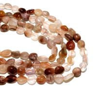 Rutilated Quartz Beads, Ellipse, natural, DIY, mixed colors 