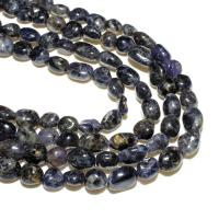 Iolite Beads, irregular, natural, DIY, blue black, 8*10mm, Approx 