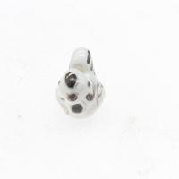 Tierische Porzellan Perlen, plattiert, DIY, keine, 10*22*21.5mm, Bohrung:ca. 2.5mm, 10PCs/Tasche, verkauft von Tasche