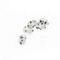 Animal Porcelain Beads, plated, DIY 14*15*14.5mm Approx 2.7mm 