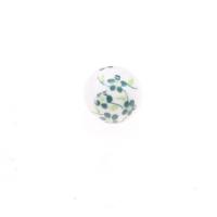 Printing Porcelain Beads, Round, plated & DIY 19mm Approx 3mm 