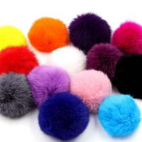 кролик DIY плюшевые шары, другой цвет и узор для выбора, Много цветов для выбора, 10mm, продается PC
