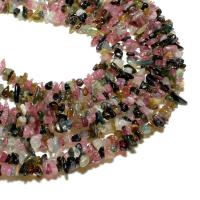 Natürlicher Turmalin Perlen, Unregelmäßige, DIY, gemischte Farben, 4-6mm, ca. 57PCs/Strang, verkauft von Strang