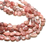 Rhodonit Perlen, natürlich, DIY, rot, 8*10mm, ca. 36PCs/Strang, verkauft von Strang