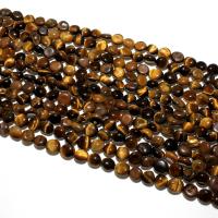 Tiger Eye Beads, Ellipse, natural, DIY, brown, 8-10mm, Approx 