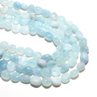 Aquamarine Beads, Ellipse, natural, DIY, light blue, 8-10mm, Approx 