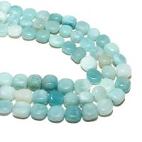 Amazonit Perlen, Ellipse, natürlich, DIY, hellblau, verkauft von Strang