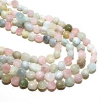 Morganit Perlen, Ellipse, natürlich, DIY, farbenfroh, verkauft von Strang