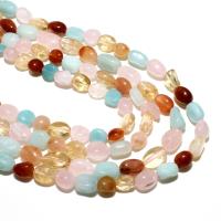 Mixed Gemstone Beads, Multi - gemstone, irregular, natural, DIY, multi-colored, 8*10mm, Approx 