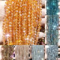 Gemischte Farbe Quarz Perlen, Natürlicher Quarz, Unregelmäßige, poliert, unterschiedliche Farbe und Muster für die Wahl & DIY & facettierte, keine, 6*6mm, verkauft von Strang