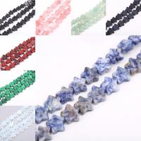 Mixed Gemstone Beads, Natural Stone, Star, polished & DIY 12*12*5mm 