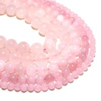 Natural Rose Quartz Beads, Madagascar Rose Quartz, Round, DIY, pink 