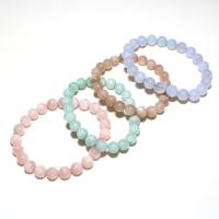 Gemstone Bracelets, Quartz, Round, natural, fashion jewelry 8mm 
