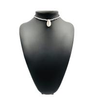 Muschel Samen Perlen Halskette, Modeschmuck, keine, 30cm+10cm, verkauft von PC