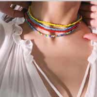 Glass Seed Beads Necklace, Seedbead, fashion jewelry 30cm+10cm 
