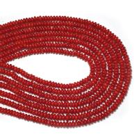 Mixed Natural Coral Beads, Synthetic Coral, Flat Round, DIY red 