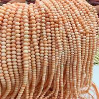Mélange de perles de corail naturels, corail synthétique, Plat rond, DIY & normes différentes pour le choix, orange, Vendu par brin
