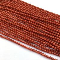 Mélange de perles de corail naturels, corail synthétique, Rond, DIY, rouge, 3mm, Vendu par brin