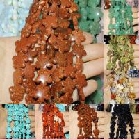 Mixed Gemstone Beads, Natural Stone, Snowflake, polished & DIY 20*20*6mmuff0c16*16*6mm 