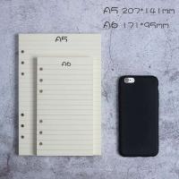 Paper Notebook Pages, durable A5uff1a A6: 