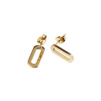 Stainless Steel Stud Earring, plated, for woman 