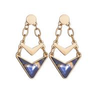 Zinc Alloy Drop Earring, with Plastic, plated, for woman 50mm 