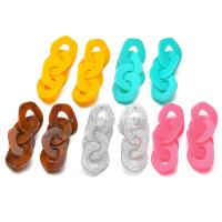 Boucle d'oreille de goutte acrylique, pour femme, plus de couleurs à choisir, 71.8mm, Vendu par paire