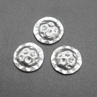 Stainless Steel Jewelry Cabochon, Round, plated, DIY, silver color, 16*16*4mm 