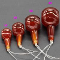 3 Hoyo Guru bolas, Ágata, pulido, Bricolaje & diverso tamaño para la opción, rojo oscuro, Vendido por Set