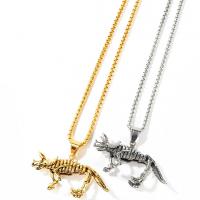 Titanium Steel Jewelry Necklace, Dinosaur, plated, fashion jewelry & for man 