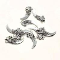 Zinc Alloy Jewelry Pendants, Wolf Tooth, plated 