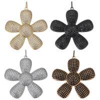Cubic Zirconia Micro Pave Brass Pendant, plated, fashion jewelry & DIY & with cubic zirconia Approx 