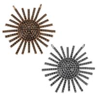 Cubic Zirconia Micro Pave Brass Connector, plated, fashion jewelry & DIY & with cubic zirconia Approx 1.5mm 