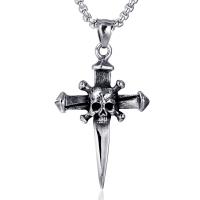 Stainless Steel Cross Pendants, fashion jewelry, silver color 
