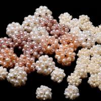 Ball Cluster Cultured Pearl Beads, natural, DIY 