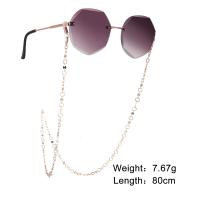 Messing Brillenkette, mit Gummi, plattiert, unisex, keine, 800mm, verkauft von Strang