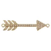 Cubic Zirconia Micro Pave Brass Connector, plated, fashion jewelry & DIY & with cubic zirconia Approx 1.5mm 
