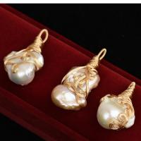 Baroque Cultured Freshwater Pearl Beads, natural, DIY 20*30mm 