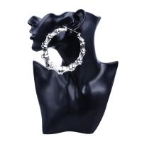 Mode Eisen Prise Kreis Ohrringe, Kreisring, plattiert, für Frau, keine, 100mm, verkauft von Paar