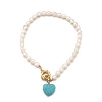 Collier de perles en plastique, perle de plastique, bijoux de mode & pour femme, 440mm .32 pouce, Vendu par brin